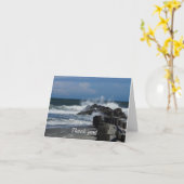 Golvende golven bij Folly - Dank je Kaart (Gele Bloem)