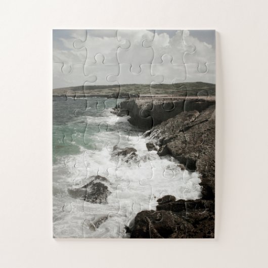 Golvende golven legpuzzel (Verticaal)