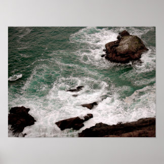 Golvende golven poster
