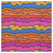 Golvende horizontale abstracte aardetinten stof (Swatch)