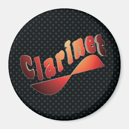 golvende klarinet magneet (Voorkant)