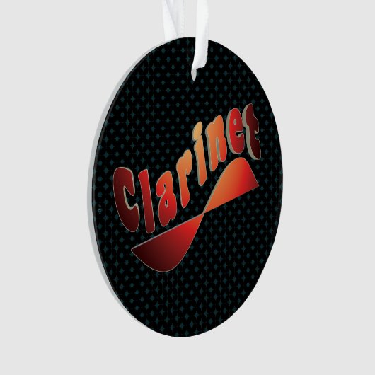 golvende klarinet ornament (voorkant)