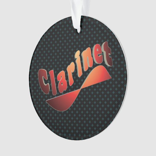 golvende klarinet ornament (voorkant)