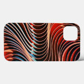 Golvende kleuren Case-Mate iPhone case (Achterkant (horizontaal))