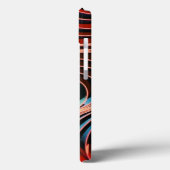 Golvende kleuren Case-Mate iPhone case (Achterkant / Links)