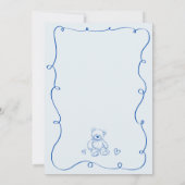 golvende krabbel hand getrokken barly wait Baby sh Kaart (Achterkant)