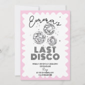 golvende laatste disco bachelorette party en route kaart (Voorkant)