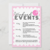 golvende laatste disco bachelorette party en route kaart (Achterkant)