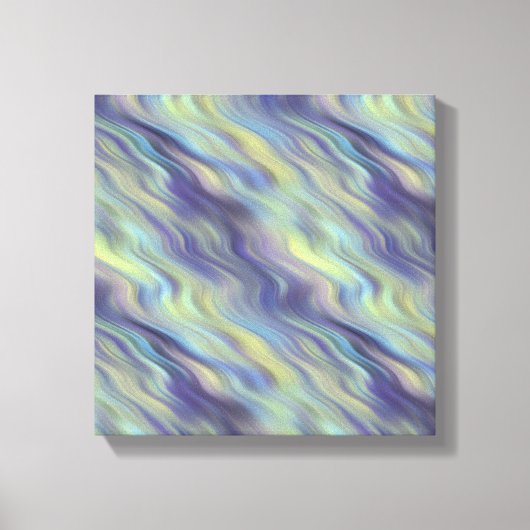 Golvende lavendel textuur canvas afdruk (Voorkant)