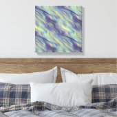 Golvende lavendel textuur canvas afdruk (Insitu (Slaapkamer))