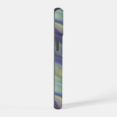 Golvende lavendel textuur iPhone 15 case (Rechterkant)