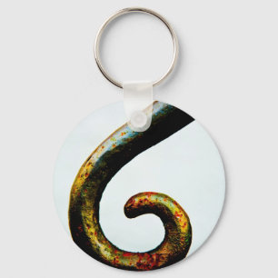 Golvende leuning sleutelhanger