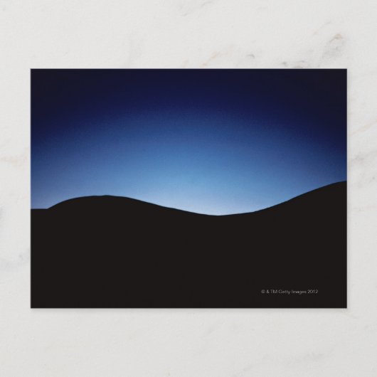 Golvende lijn van Horizon Briefkaart (Voorkant)