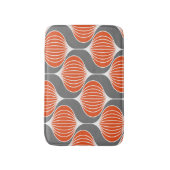 Golvende lijnen: geometrisch patroon. badmat (Voorkant Verticaal)