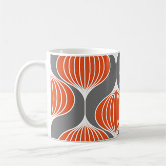 Golvende lijnen: geometrisch patroon. koffiemok