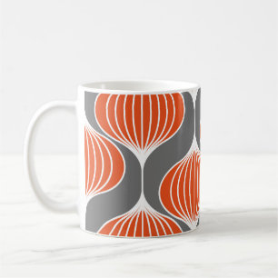 Golvende lijnen: geometrisch  patroon. koffiemok