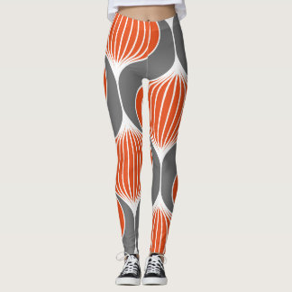 Golvende lijnen: geometrisch patroon. leggings