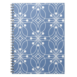 Golvende lijnen geometrisch  patroon notitieboek