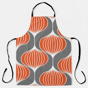 Golvende lijnen: geometrisch patroon. schort