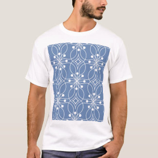 Golvende lijnen geometrisch patroon t-shirt