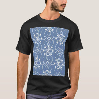 Golvende lijnen geometrisch patroon t-shirt