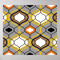 Golvende lijnen, naadloos geometrisch patroon.