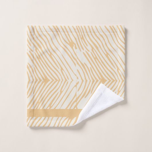 Golvende mosterd set bad handdoek (Wasdoekje)