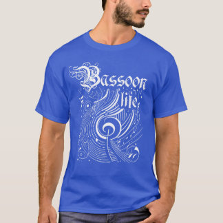 Golvende muziek Bassoon Life T-shirt