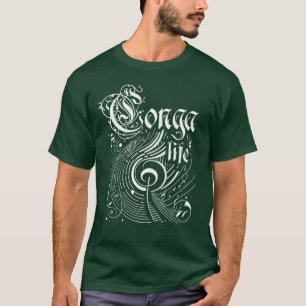 Golvende muziek Conga Leven T-shirt