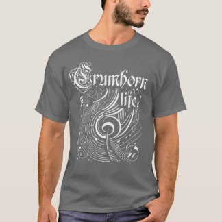 Golvende muziek Crumhorn Leven T-shirt
