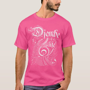 Golvende muziek Djembe Life T-shirt