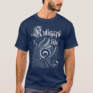 Golvende muziek Kutiyapi Life T-shirt
