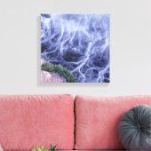 golvende oceaan canvas afdruk (Insitu (Woonkamer))