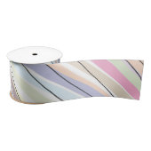 Golvende Pastelkleuren Satijnen Lint (Spoel)