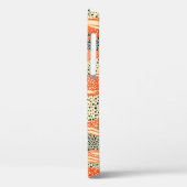 Golvende polka stip, met de hand getekend patroon. Case-Mate iPhone case (Achterkant / Links)