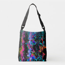 Golvende psychedelische momenten...... crossbody tas