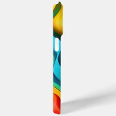 Golvende regenboog kleuren achtergrond Case-Mate iPhone case (Achterkant / Rechts)