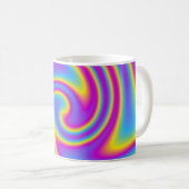 golvende regenboog koffiemok (Voorkant rechts)