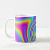 golvende regenboog koffiemok (Links)