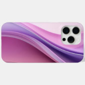 Golvende roze en lavendelkleurige vormen Case-Mate iPhone case (Achterkant (horizontaal))