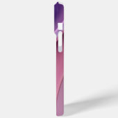 Golvende roze en lavendelkleurige vormen Case-Mate iPhone case (Achterkant / Links)