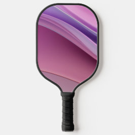 Golvende roze en lavendelkleurige vormen pickleball paddle