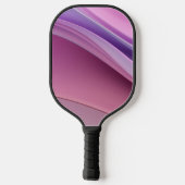 Golvende roze en lavendelkleurige vormen pickleball paddle (Achterkant)