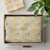 Golvende schoonheid Goudenroede tissuepapier (Geschenk)