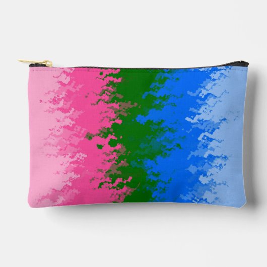 Golvende Trippy Abstract Omniromantische Pride Vla Etui (Voorkant)