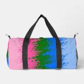 Golvende Trippy Abstract Omniromantische Pride Vla Plunjezak (Voorkant)
