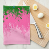 Golvende Trippy Abstract Omniromantische Pride Vla Theedoek (Quarter Fold)