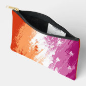Golvende Trippy Groovy Abstract Lesbische Pride Vl Etui (Open)