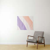 Golvende Verlengde Kalmerende Lijnen Wandkleed (In Situ (horizontaal))
