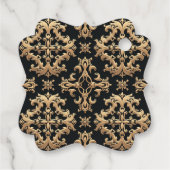 Golvende Vierkante Bedankjes Labels (Achterkant)